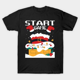 Start Game, Santa Claus Christmas T-Shirt